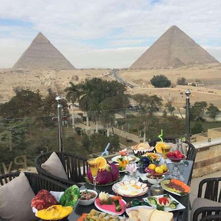 ホテル Steps In Pyramids View Kafret el-Gabal エクステリア 写真
