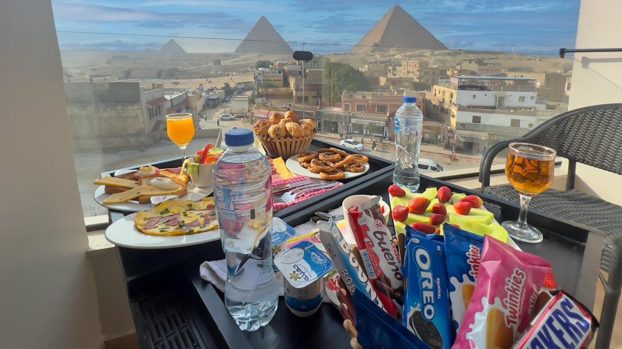 ホテル Steps In Pyramids View Kafret el-Gabal エクステリア 写真