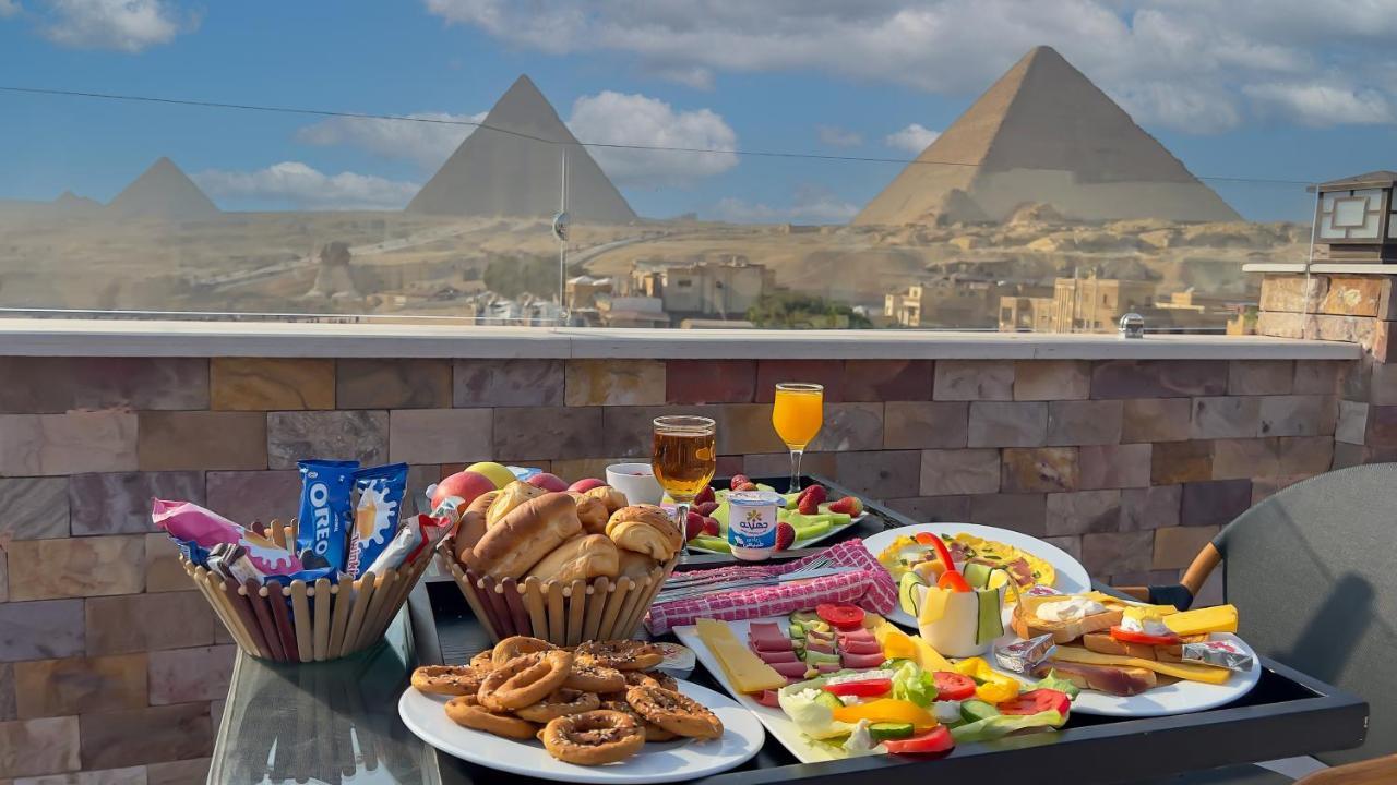 ホテル Steps In Pyramids View Kafret el-Gabal エクステリア 写真