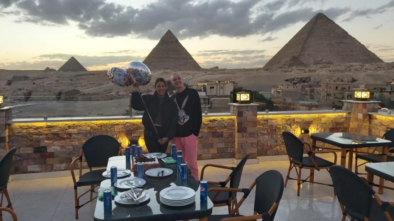 ホテル Steps In Pyramids View Kafret el-Gabal エクステリア 写真